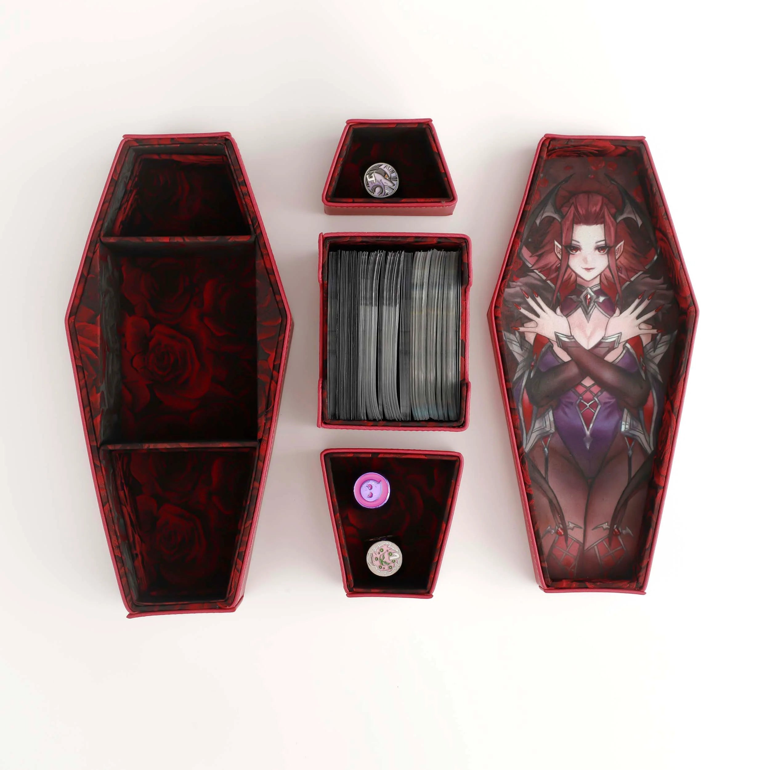 Manamoon Rosen Dhampir Coffin Deck Box (Limit 1 Per Person) - Trinity Hobby