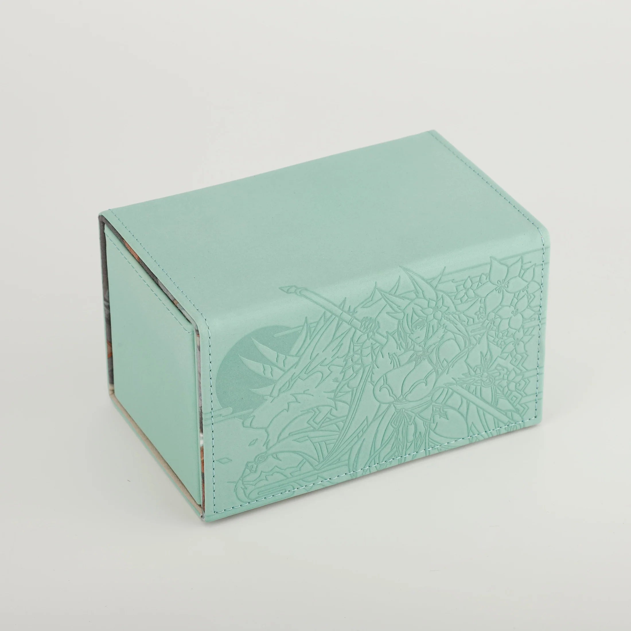 Manamoon Oni Blossom FARRA Dicewinder Deck Boxes [Genuine Leather] (Limit 1 Per Person)