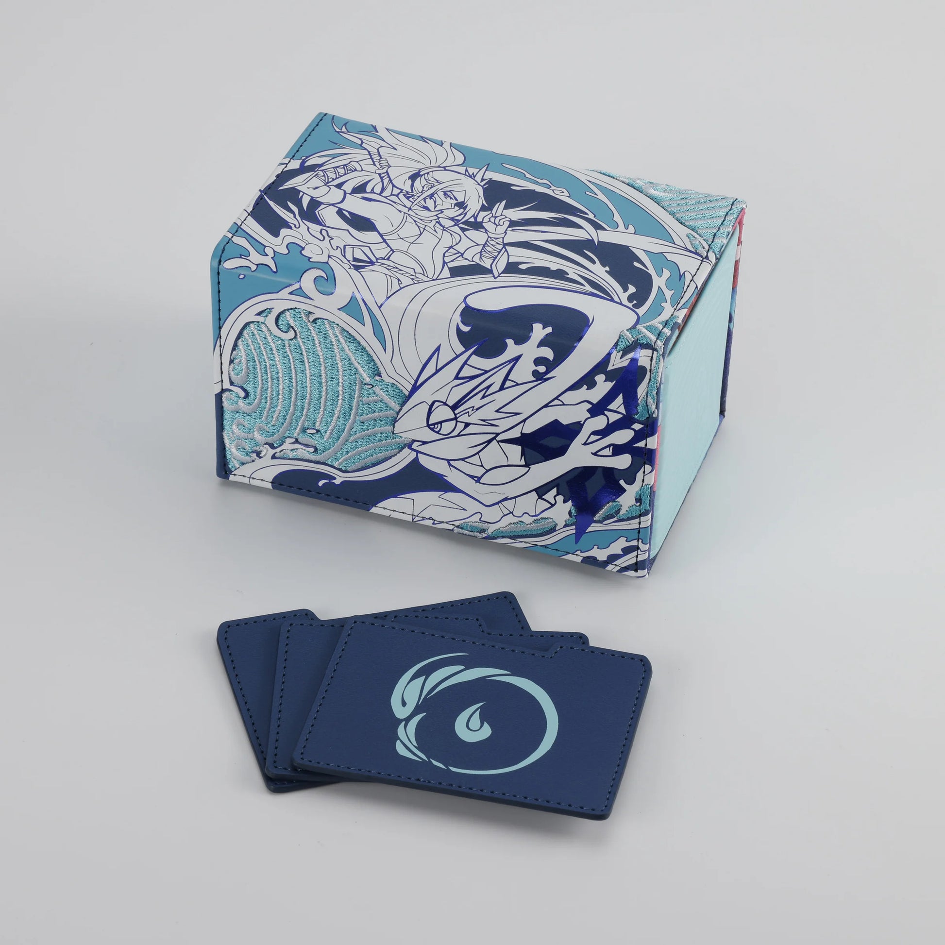 [Pre-Order] Manamoon Ionian Champions Dicewinder-X Deck Box AQUA NINJA (Limit 1 Per Person) (ETA Q2/Q3 2026) - Trinity Hobby