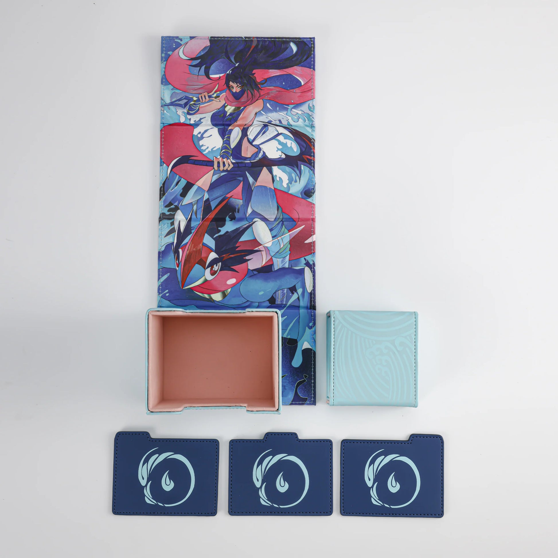 [Pre-Order] Manamoon Ionian Champions Dicewinder-X Deck Box AQUA NINJA (Limit 1 Per Person) (ETA Q2/Q3 2026) - Trinity Hobby