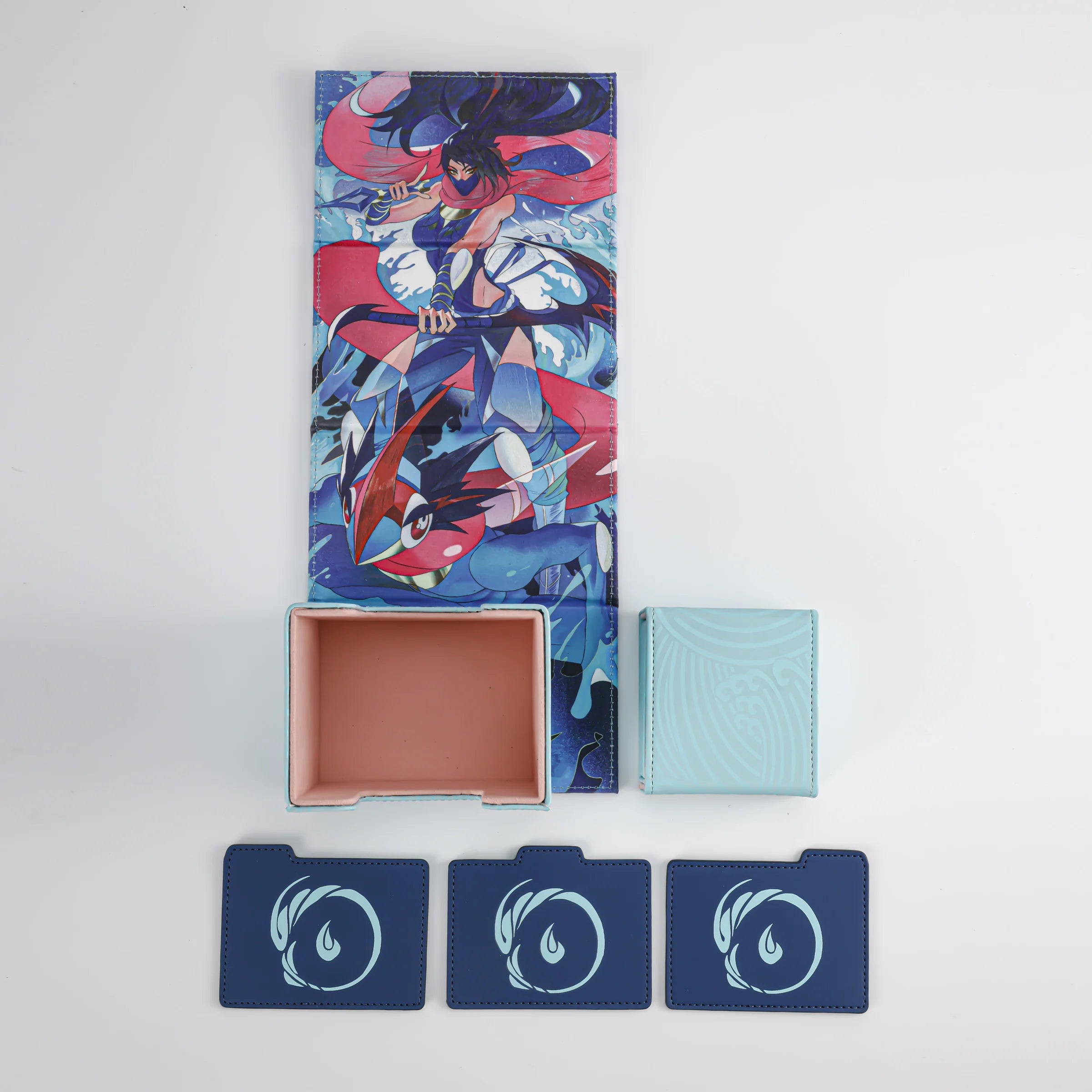 [Pre-Order] Manamoon Ionian Champions Dicewinder-X Deck Box AQUA NINJA (Limit 1 Per Person) (ETA Q2/Q3 2026) - Trinity Hobby