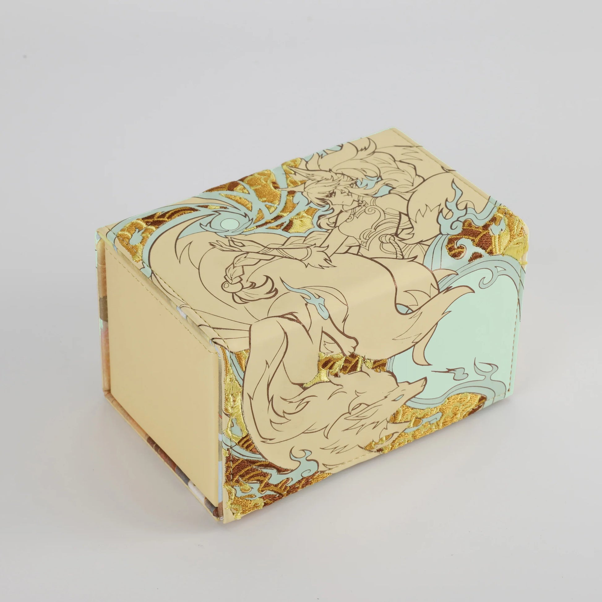[Pre-Order] Manamoon Ionian Champions Dicewinder-X Deck Boxes Foxfire (Limit 1 Per Person) (ETA Q2/Q3 2026) - Trinity Hobby