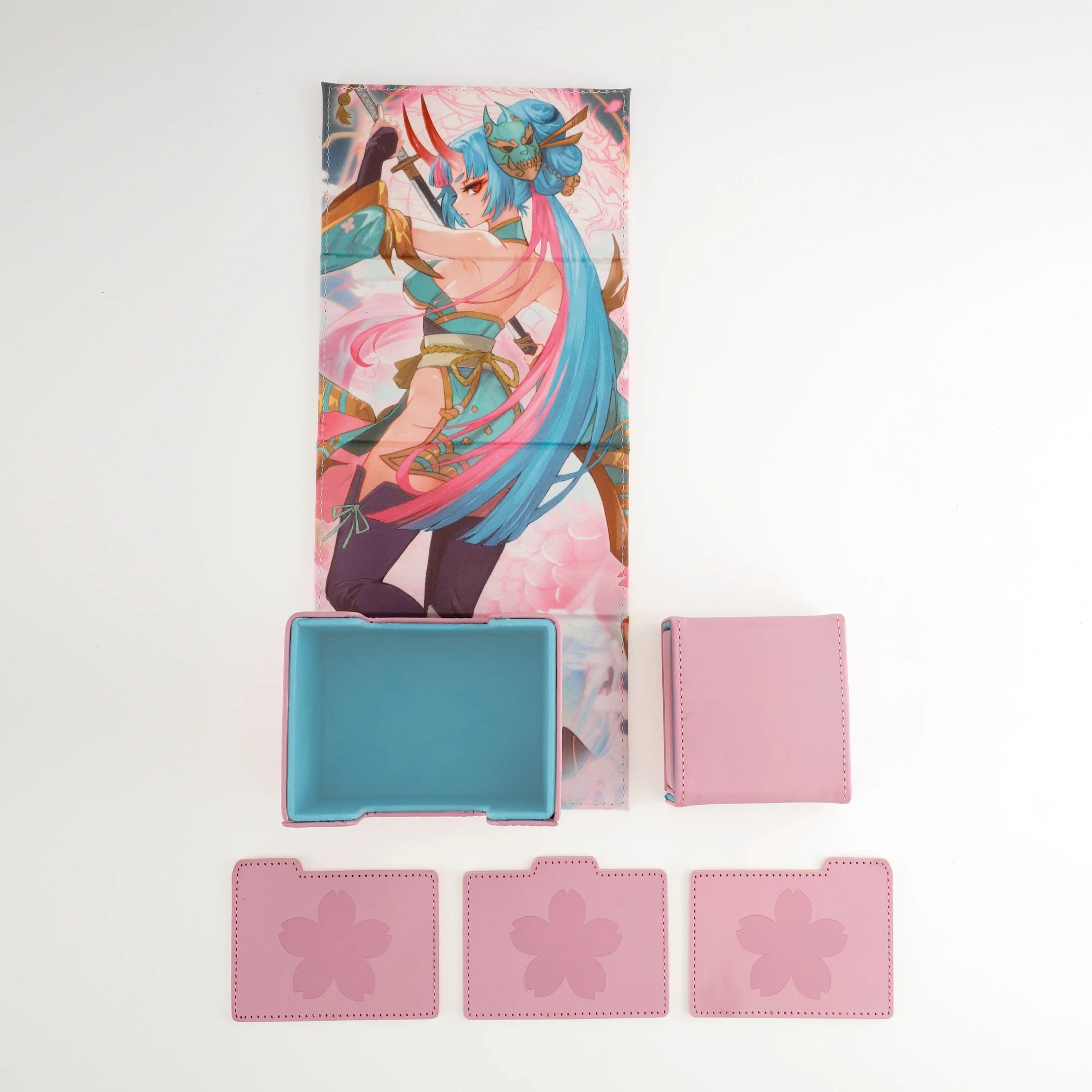 Manamoon Oni Blossom Ariza Dicewinder Deck Boxes [Genuine Leather] (Limit 1 Per Person)