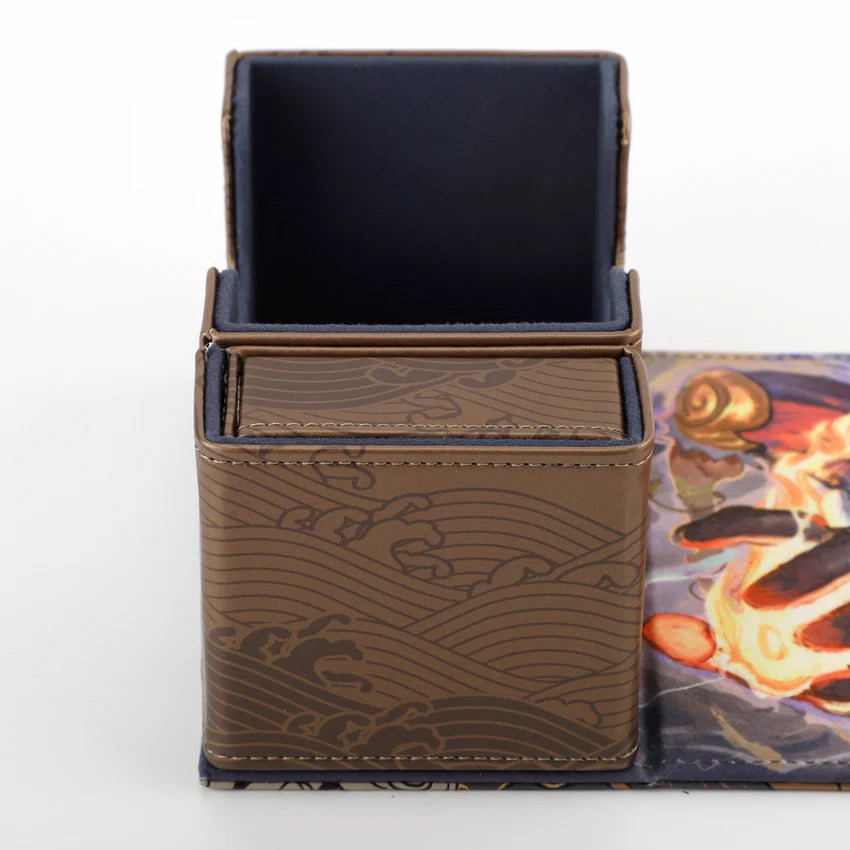 Manamoon Gear Fire Dicewinder Deck Box (Limit 1 Per Person) - Trinity Hobby