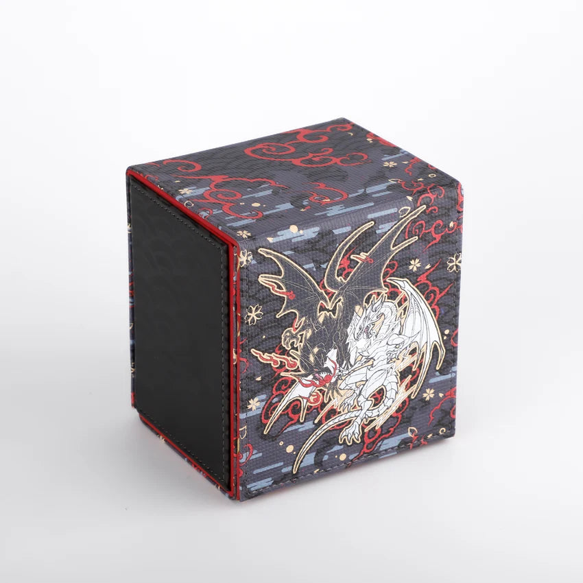 Manamoon Diviner Dragons Chi Deck Boxes (Ebony) (Limit 1 Per Person) - Trinity Hobby