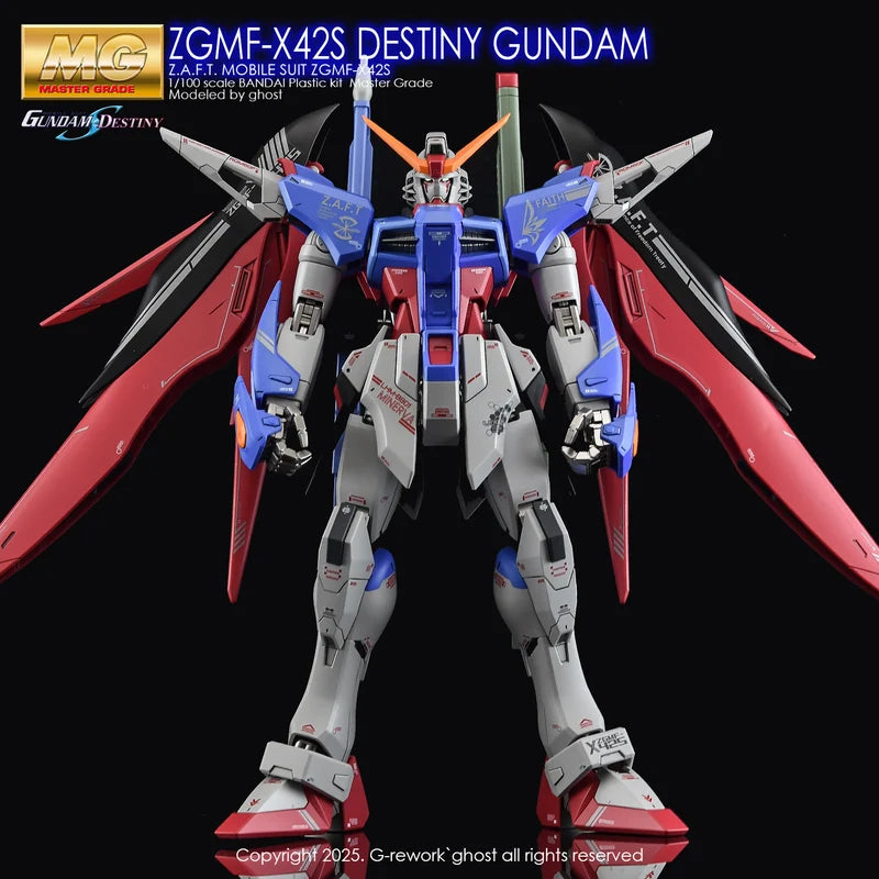 G-rework [MG] Destiny Gundam Water Decal
