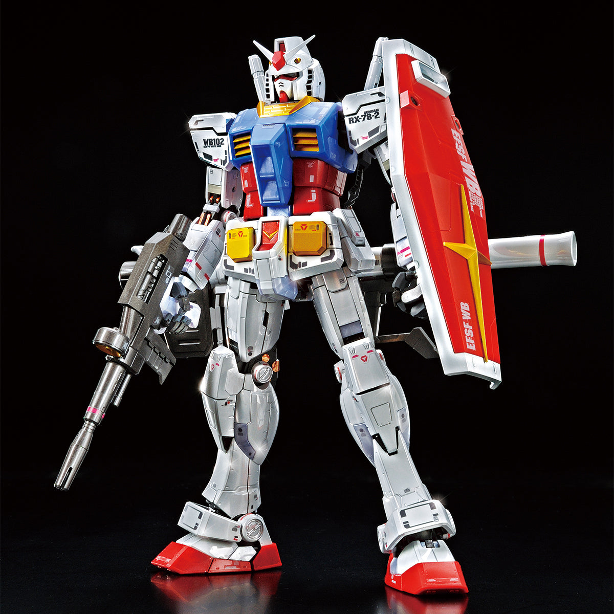 MG 1/100 THE GUNDAM BASE LIMITED RX-78-2 GUNDAM Ver.3.0 [TITANIUM FINISH] (P-BANDAI LIMITED)