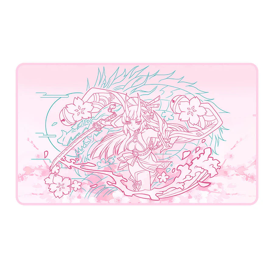 Manamoon Oni Blossom Ariza 1-Player Deluxe Rubber Playmat (Limit 1 Per Person)