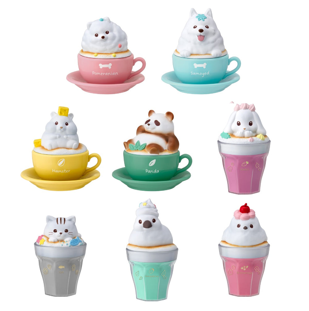 BANDAI Animals CHARALATTE FLOAT SHOKUGAN (1 Random PC)