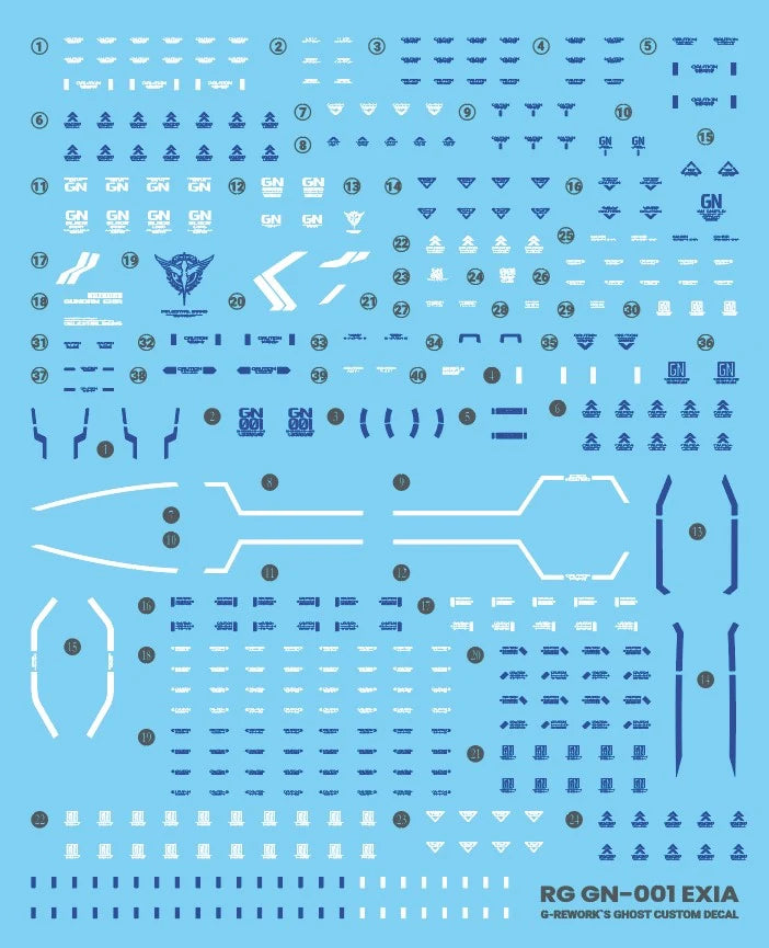 GREWORK [RG] Gundam Exia Water Decal