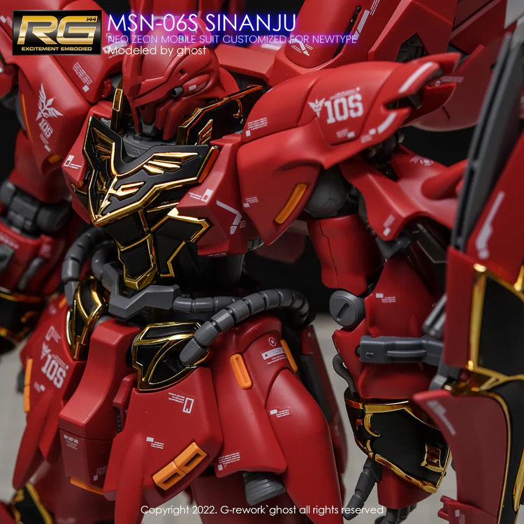 G-Rework [RG] SINANJU Water Decal - Trinity Hobby