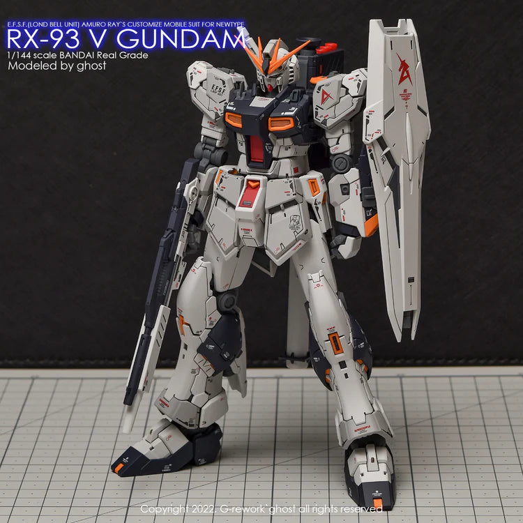 G-Rework [RG] RX-93 Nu GUNDAM - Trinity Hobby