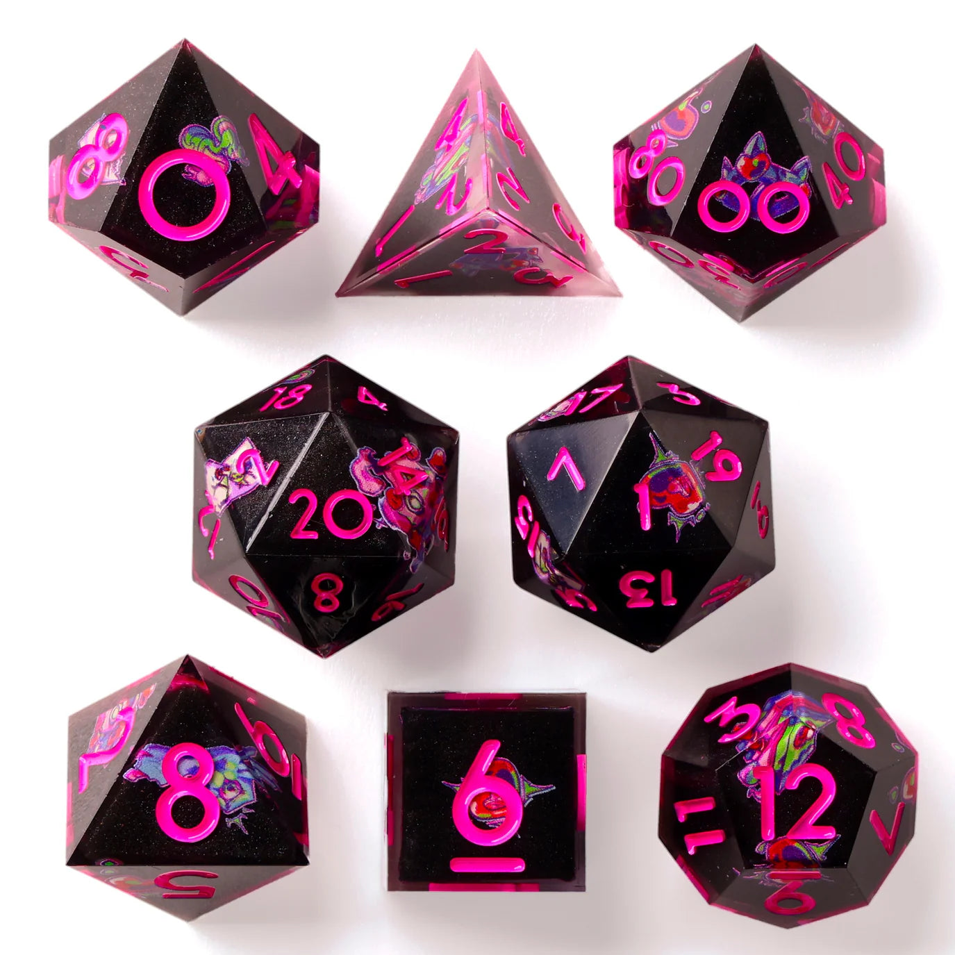 [Pre-Order] Baron of Dice - The Lich | 8-Piece RPG Set | Baron's Signature Series - Trinity Hobby