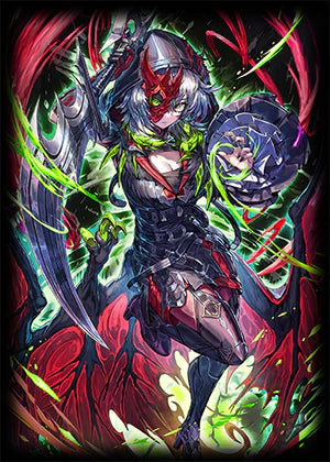 Manamoon Red Belle, The Hex Huntress Holographic Sleeves (70ct JP Size) (Limit 1 Per Person) - Trinity Hobby