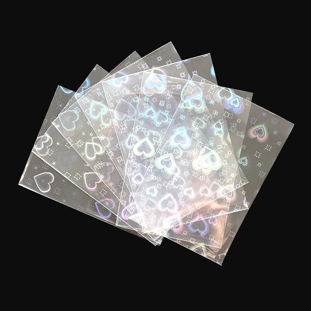 EVORETRO: 60x Printed TCG Card Sleeves – 60-Pack Themed Designs for Pokémon, Magic & More - Holo Idol Foil Standard - Trinity Hobby