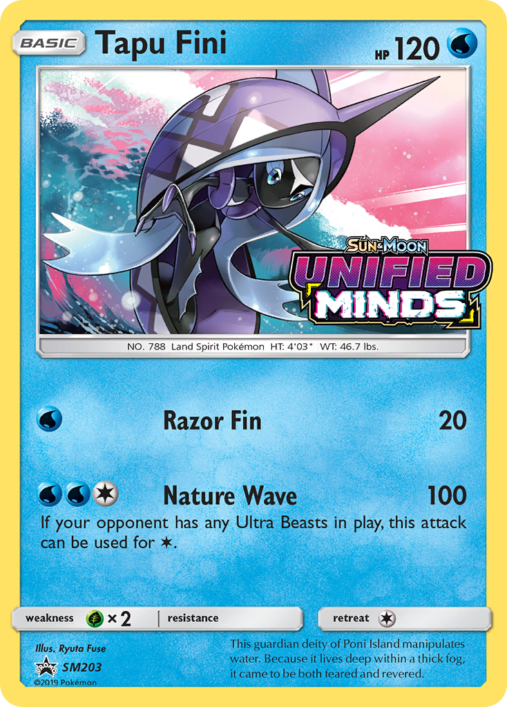 Tapu Fini (SM203) [Sun & Moon: Black Star Promos] - Trinity Hobby