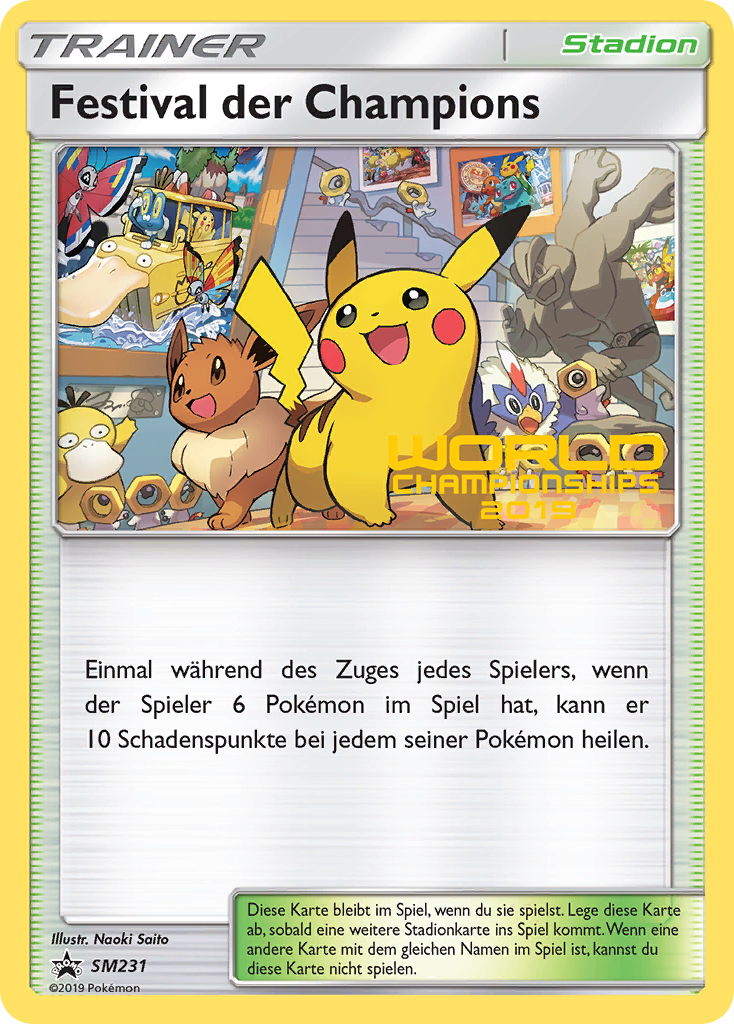Champions Festival (SM231) (2019) [Sun & Moon: Black Star Promos] - Trinity Hobby
