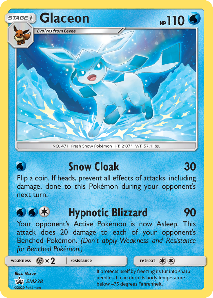 Glaceon (SM238) [Sun & Moon: Black Star Promos] - Trinity Hobby