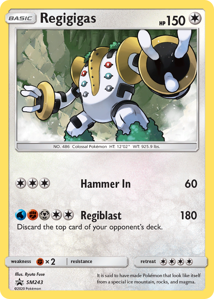 Regigigas (SM243) [Sun & Moon: Black Star Promos] - Trinity Hobby