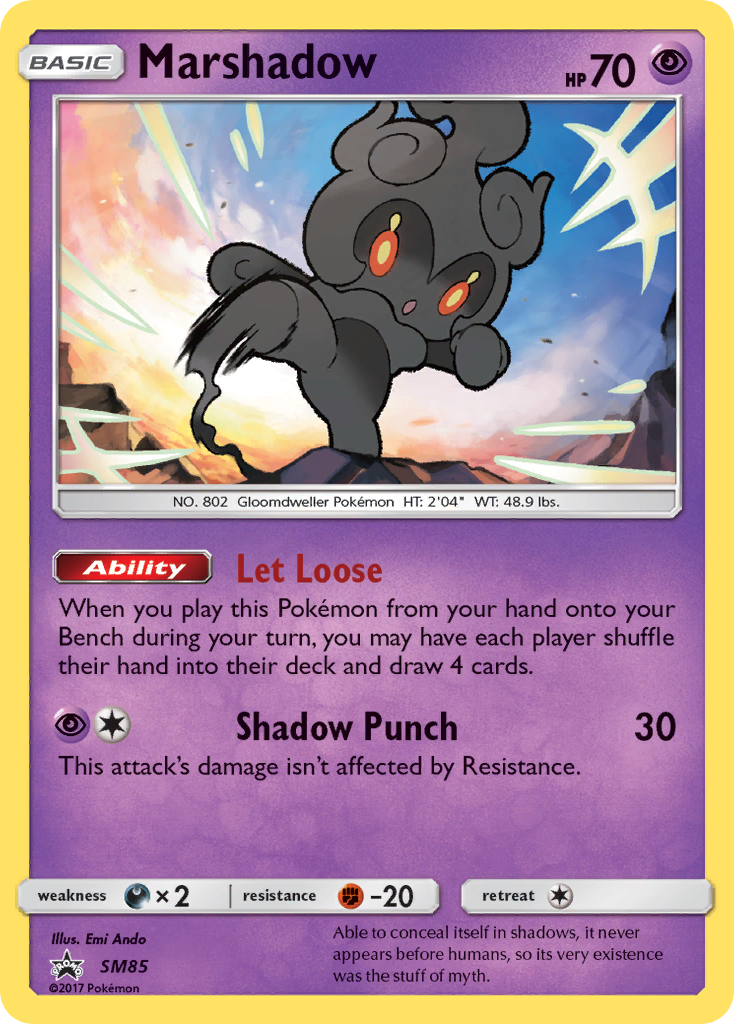 Marshadow (SM85) [Sun & Moon: Black Star Promos] - Trinity Hobby