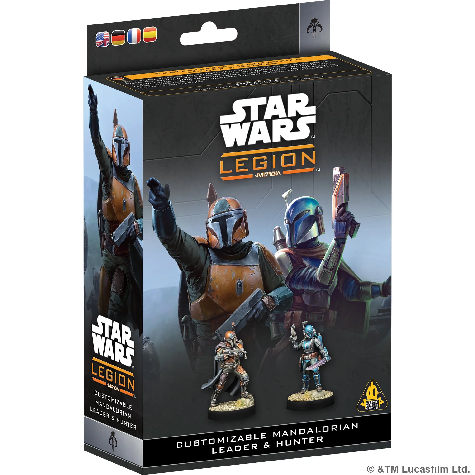 Star Wars: Legion: Mandalorian Leader and Hunter - Customizable (ML)