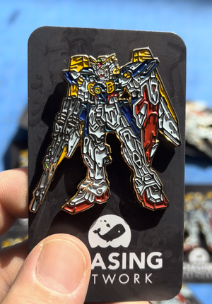Chasing Artwork - Gundam Wing Enamel Pin - Zero Wing - Trinity Hobby