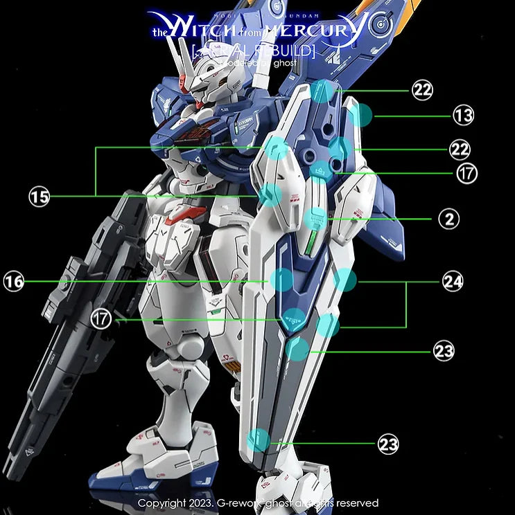 G-rework [HG] [the witch from mercury] AERIAL REBUILD - Trinity Hobby