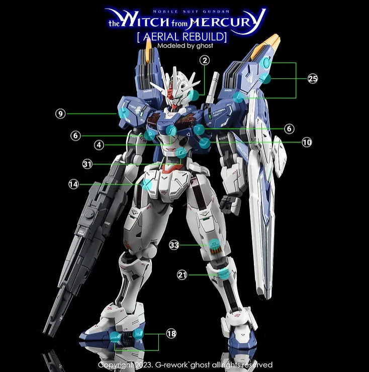 G-rework [HG] [the witch from mercury] AERIAL REBUILD - Trinity Hobby