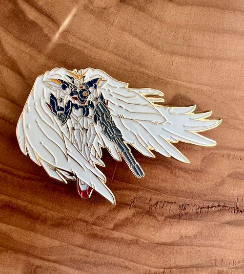 Chasing Artwork - Gundam Wing Enamel Pin - A Winged Waltz