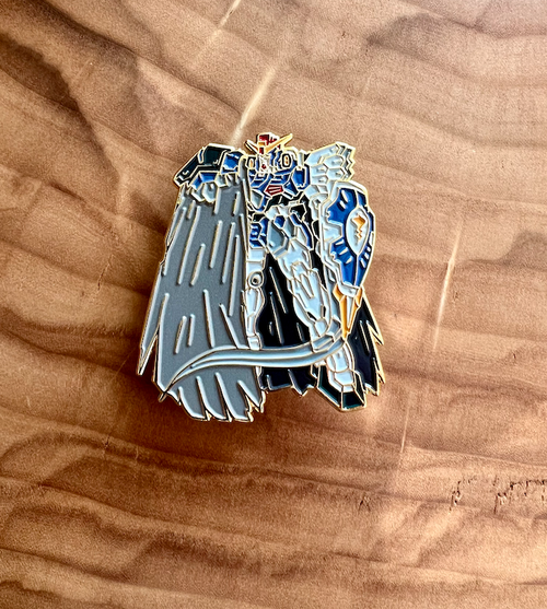 Chasing Artwork - Gundam Wing Enamel Pin - A Rockey Waltz