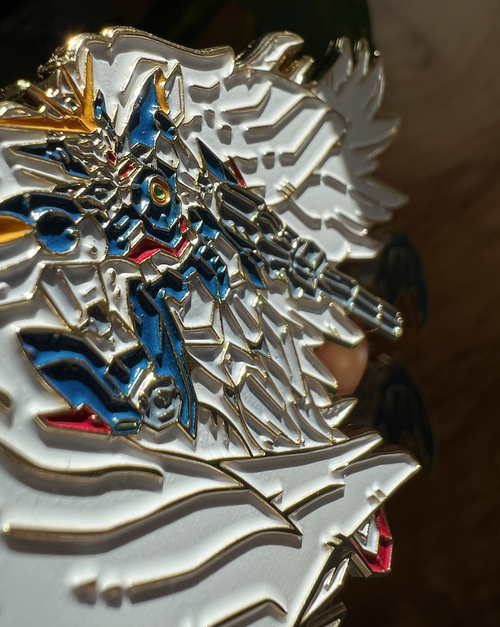 Chasing Artwork - Gundam Wing Enamel Pin - A Winged Waltz