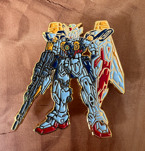 Chasing Artwork - Gundam Wing Enamel Pin - Zero Wing - Trinity Hobby