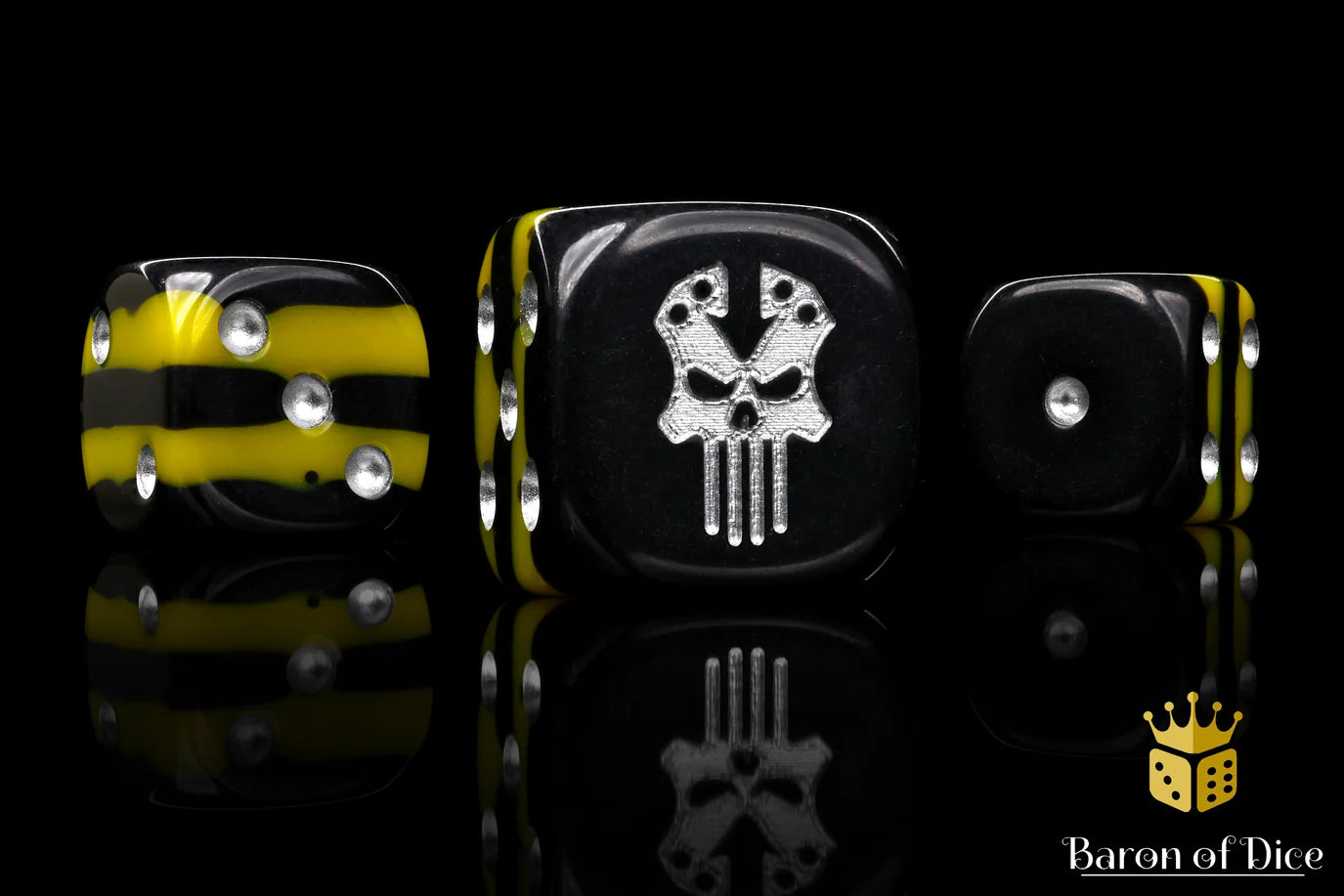 [Pre-Order] Baron of Dice - (ROUND EDGE) Steel Renegades [25 CT] - Trinity Hobby