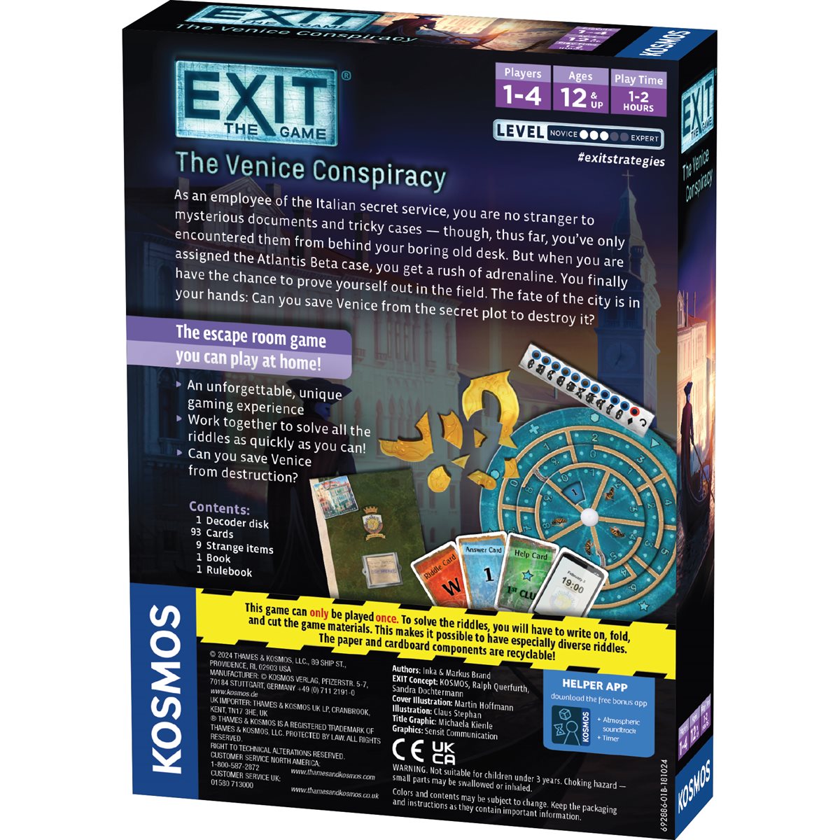 EXIT - The Venice Conspiracy (Level 3) - Trinity Hobby