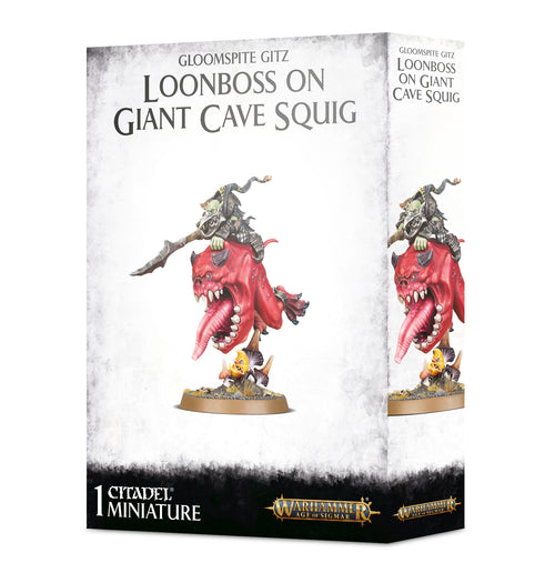 Gloomspite Gitz: Loonboss on Giant Cave Squig - Trinity Hobby