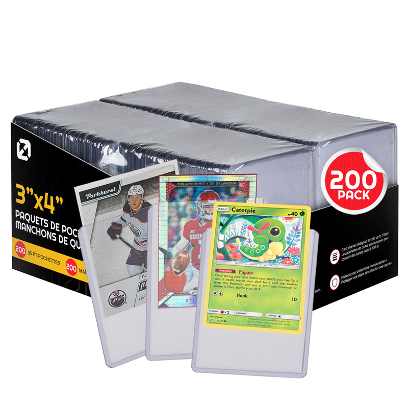 EVORETRO 200 Card Topload Holder + 200 regular Sleeves