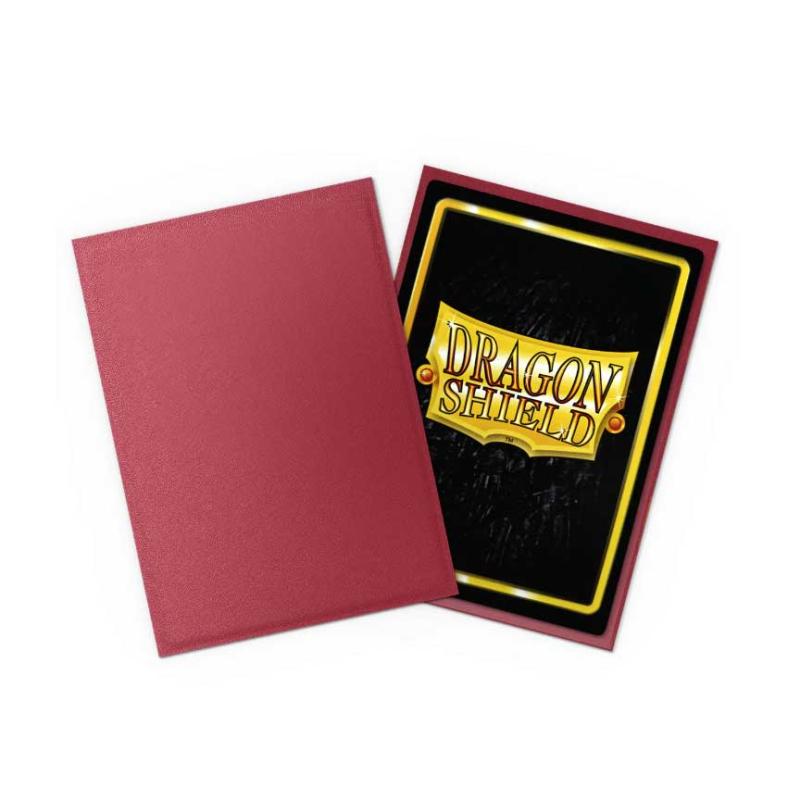DRAGON SHIELD MATTE NON-GLARE BLOOD RED 100ct - Trinity Hobby