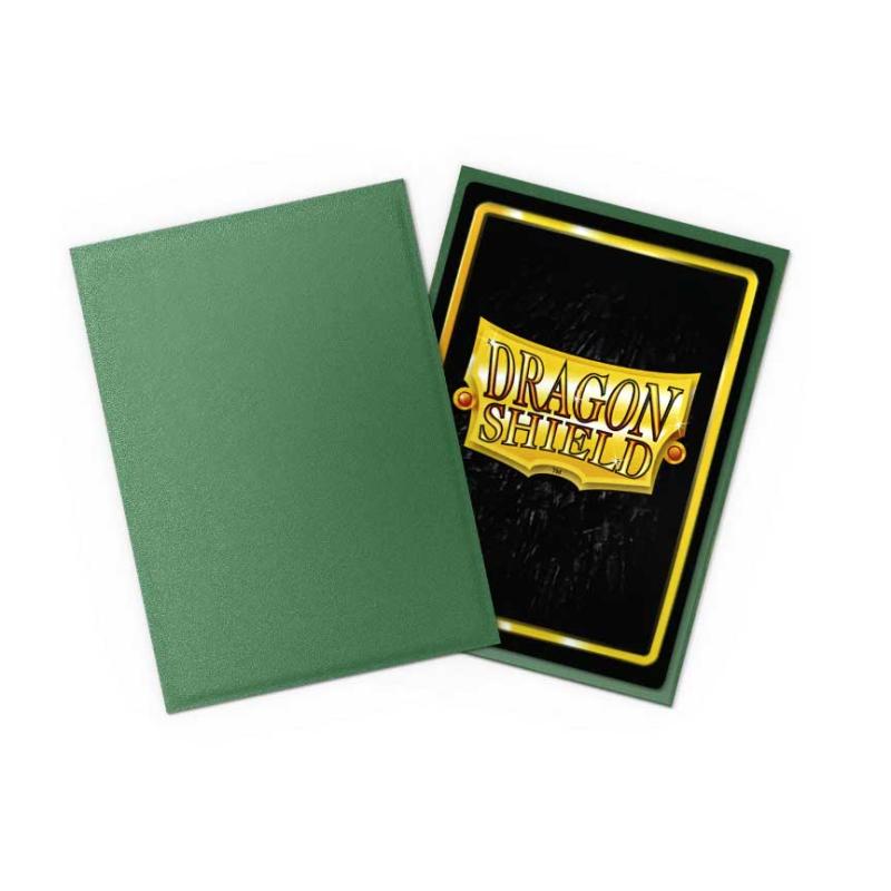 DRAGON SHIELD MATTE NON-GLARE FOREST GREEN 100ct - Trinity Hobby