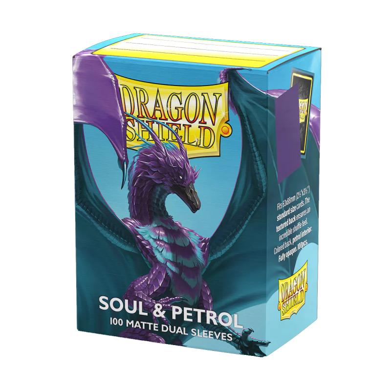 DRAGON SHIELD MATTE DUAL SOUL & PETROL 100ct