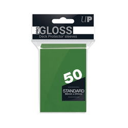 Ultra Pro Gloss 50ct SOLID DP Matrix Green - Trinity Hobby
