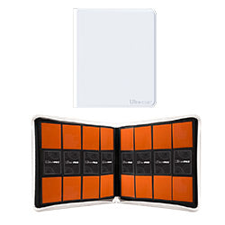 PRO BINDER 12 POCKET VIVID ZIPPERED WHITE - Trinity Hobby
