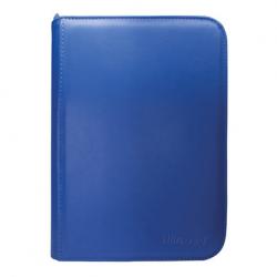 PRO BINDER 4 POCKET VIVID ZIPPERED BLUE
