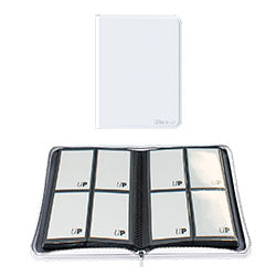PRO BINDER 4 POCKET VIVID ZIPPERED WHITE