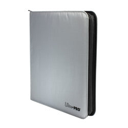 12 POCKET PRO BINDER ZIPPERED SILVER (Fire Resistant) - Trinity Hobby