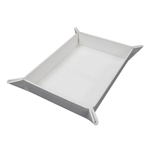 Dice Tray: Magnetic Folding Dice Tray: Vivid: White