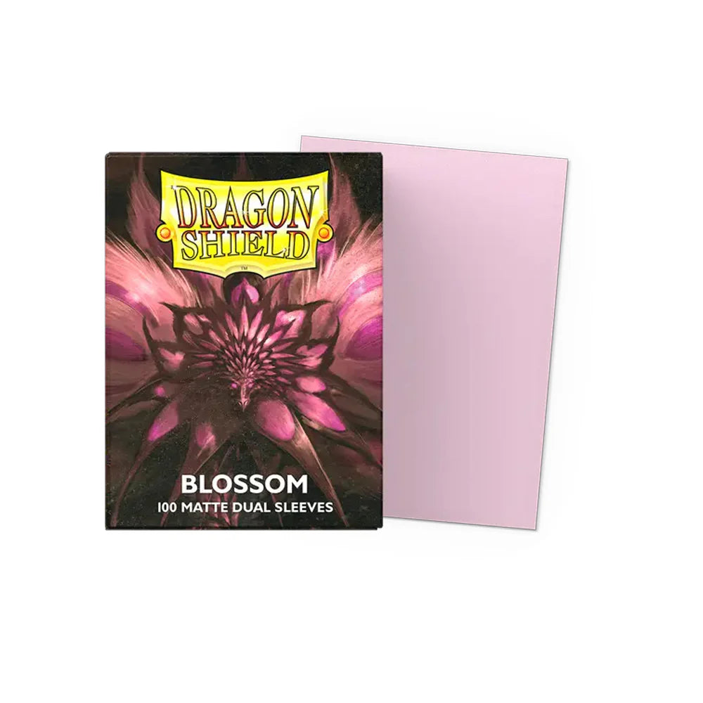 DRAGON SHIELD SLEEVES DUAL MATTE PASTELS BLOSSOM 100CT - Trinity Hobby