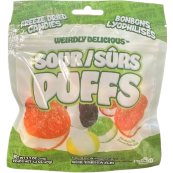 Weirdley Delicious Sour Puffs Peg Bag (34g) - Trinity Hobby