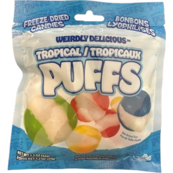 Weirdley Delicious Tropical Puffs Peg Bag (34g) - Trinity Hobby