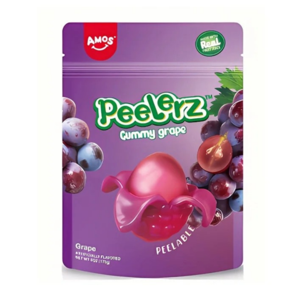 Amos Peelerz Gummy Grape Peg Bag (6oz) - Trinity Hobby