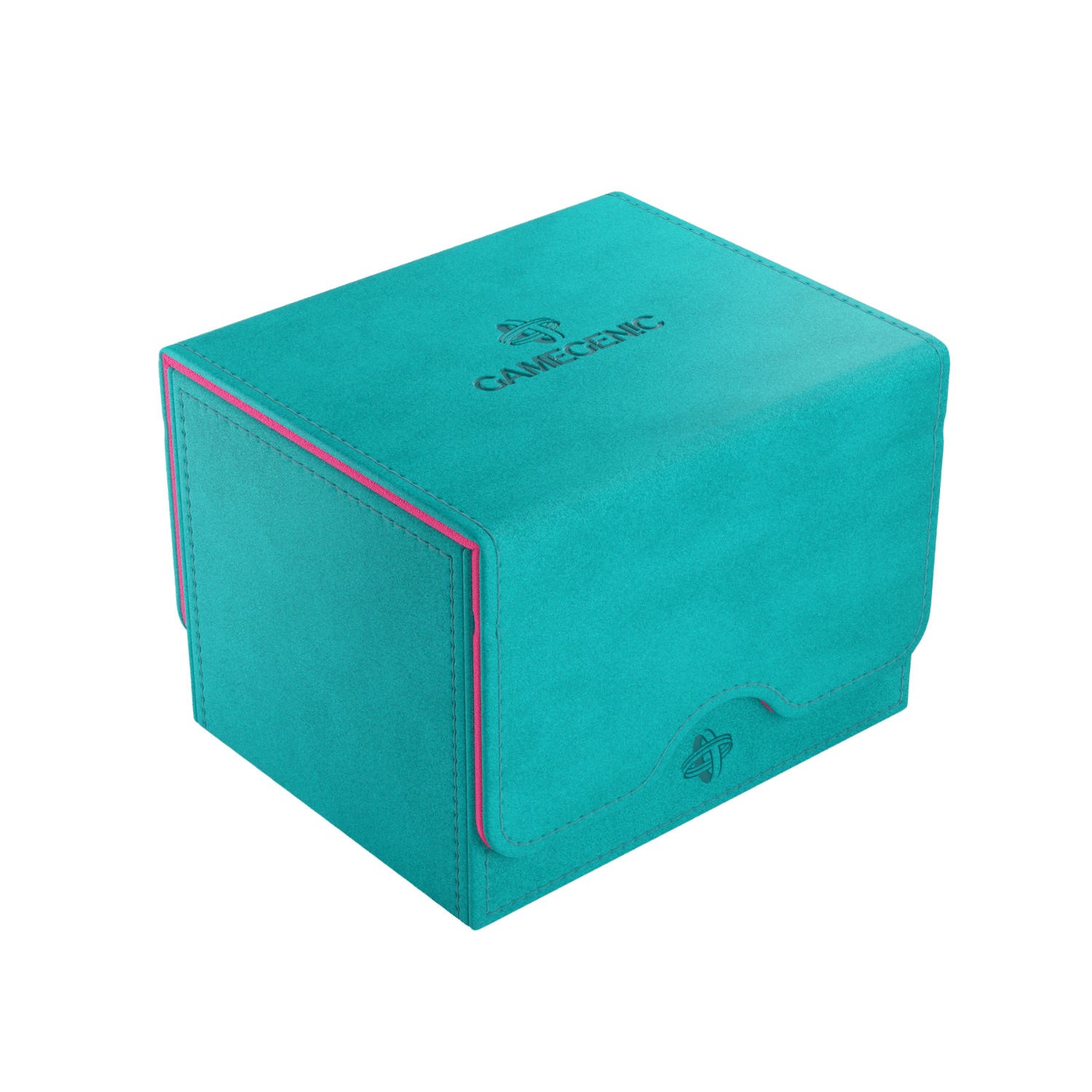 Deck Box: Sidekick XL Teal/Pink (100 ct) - Trinity Hobby